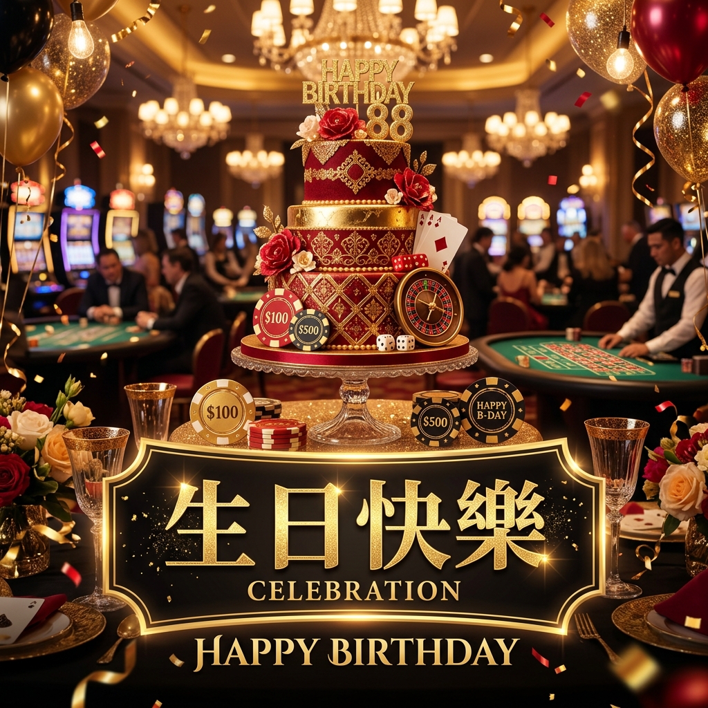 KG開金娛樂城祝您生日快樂！