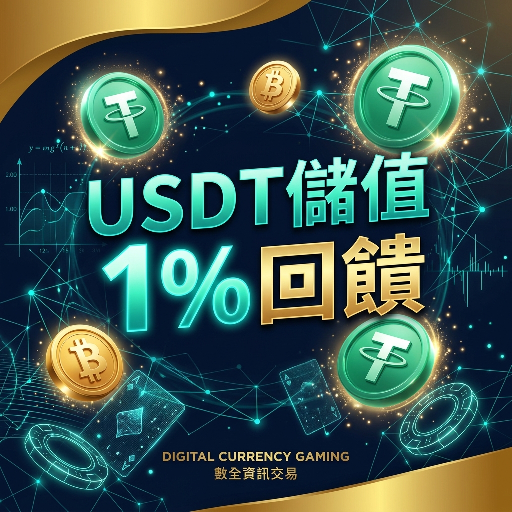 USDT 儲值 1% 回饋